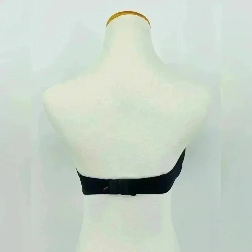PINK Victoria's Secret Black Strapless Wear Everywhere Bra, 34D - Picture 3 of 7